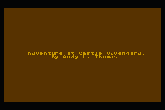 Adventure at Castle Vivengard atari screenshot