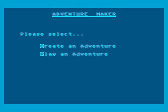 Adventure Maker atari screenshot