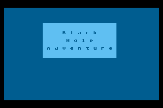 Adventure of the Month No. 7 - Black Hole Adventure atari screenshot