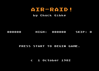 Air Raid! atari screenshot