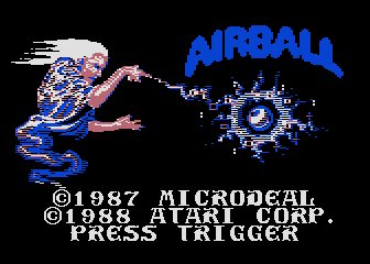 Airball atari screenshot