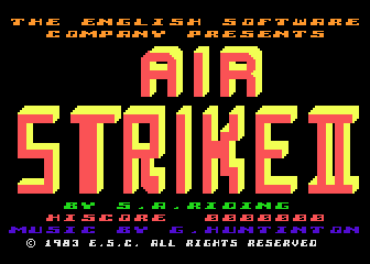 Airstrike II atari screenshot