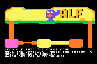 Alf in the Color Caves atari screenshot