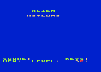 Alien Asylum atari screenshot