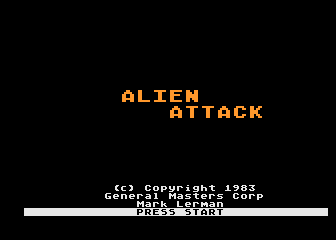 Alien Attack atari screenshot