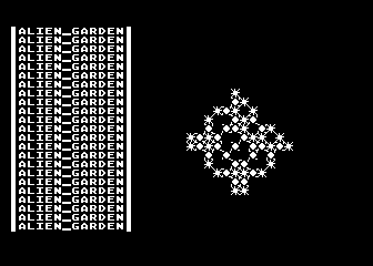 Alien Garden atari screenshot