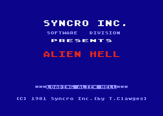 Alien Hell atari screenshot