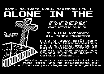 Alone in the Dark atari screenshot