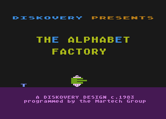 Alphabet Factory atari screenshot