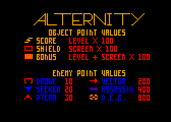 Alternity atari screenshot