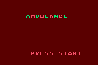 Ambulance atari screenshot