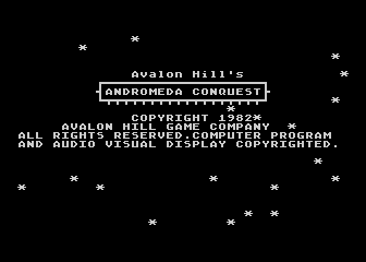 Andromeda Conquest atari screenshot