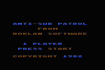 Anti-Sub Patrol atari screenshot