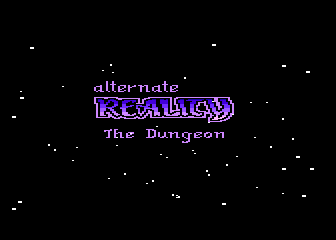 Alternate Reality - The Dungeon atari screenshot