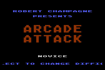 Arcade Attack atari screenshot