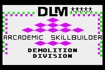Arcademic Skill Builders - Demolition Division atari screenshot