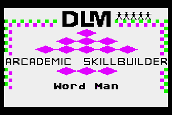 Arcademic Skill Builders - Word Man atari screenshot