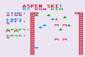 Aspen Ski! atari screenshot