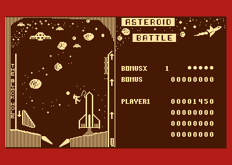 Asteroid Battle atari screenshot