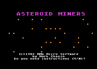 Asteroid Miners atari screenshot