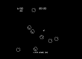 Asteroids Emulator atari screenshot