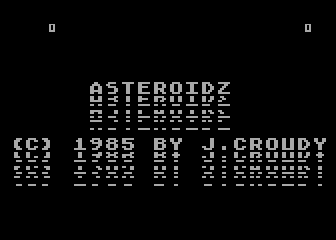 Asteroidz atari screenshot