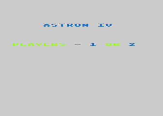 Astron IV atari screenshot
