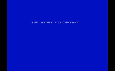 Atari Accountant (The): Computerized General Ledger