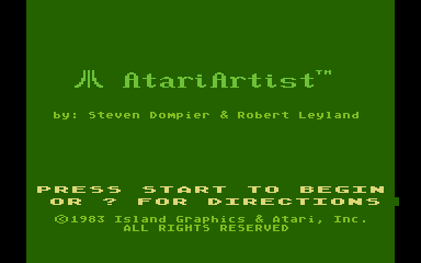 AtariArtist atari screenshot