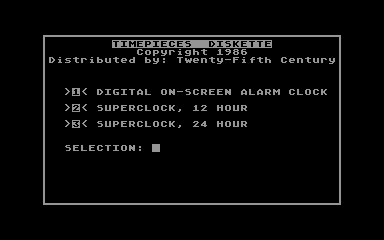Atari Timepieces atari screenshot