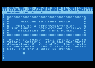 Atari World atari screenshot