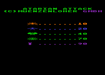 Atarian Attack atari screenshot