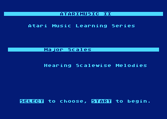 AtariMusic II atari screenshot