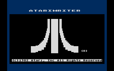 AtariWriter atari screenshot