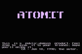 Atomit atari screenshot