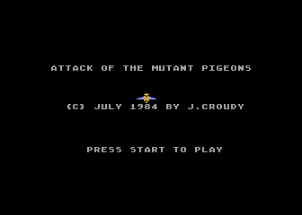 Attack of the Mutant Pigeons atari screenshot