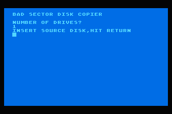 Bad Sector Disk Copier atari screenshot