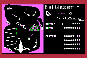 Ballblazer Pinball atari screenshot
