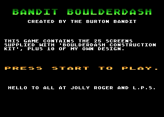 Bandit Boulder Dash 01 atari screenshot