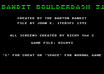 Bandit Boulder Dash 31 atari screenshot