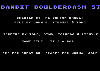 Bandit Boulder Dash 53 atari screenshot