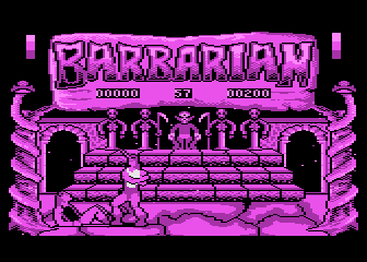 Barbarian atari screenshot