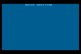 Basic Addition atari screenshot