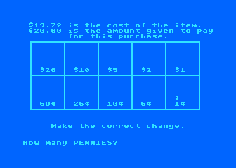 Basic Arithmetic atari screenshot