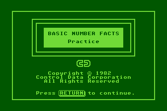 Basic Number Facts - Practice atari screenshot