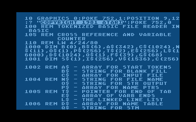 Basic Utility Diskette atari screenshot
