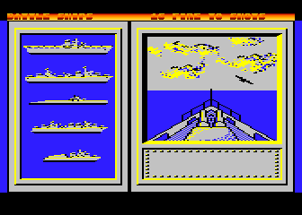 Battle Ships atari screenshot