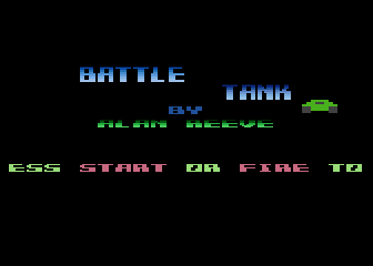 Battle Tank atari screenshot