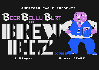 Beer Belly Burt's Brew Biz atari screenshot