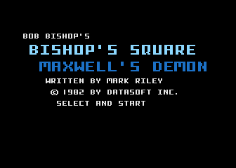 Bishop's Square / Maxwell's Demon atari screenshot